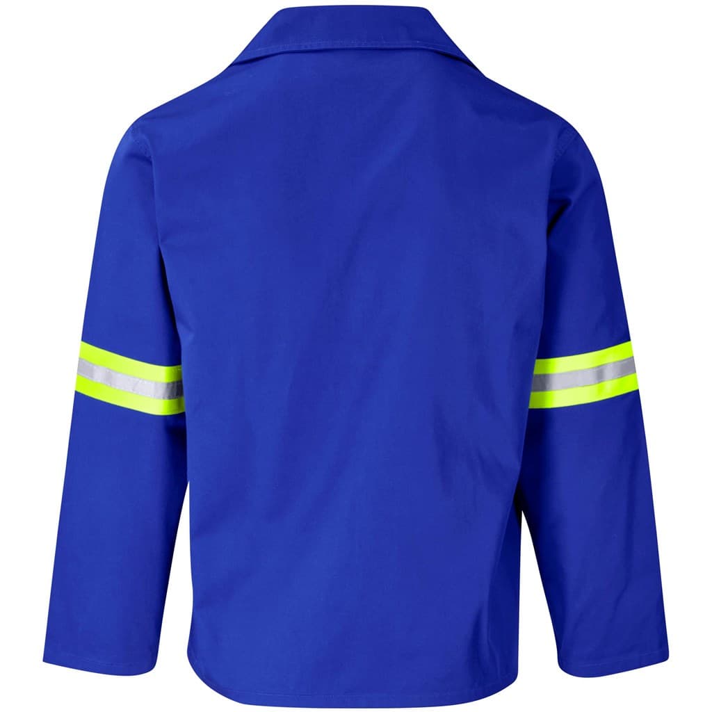 Site Premium Polycotton Jacket - Reflective Arms - Yellow Tape 14