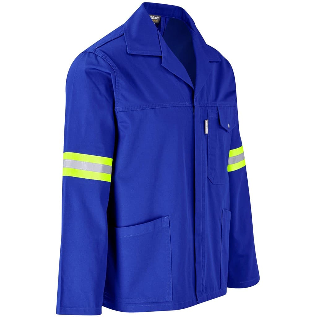 Site Premium Polycotton Jacket - Reflective Arms & Back - Yellow Tape 8