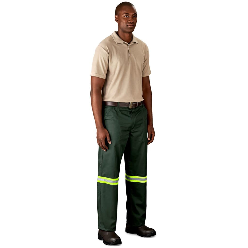 Site Premium Polycotton Pants - Reflective Legs - Yellow Tape 6
