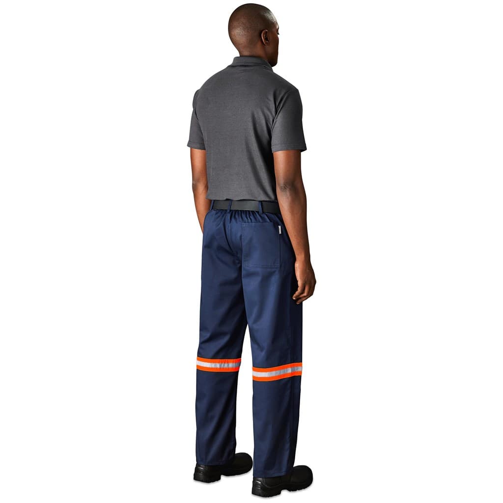 Site Premium Polycotton Pants - Reflective Legs - Orange Tape 4