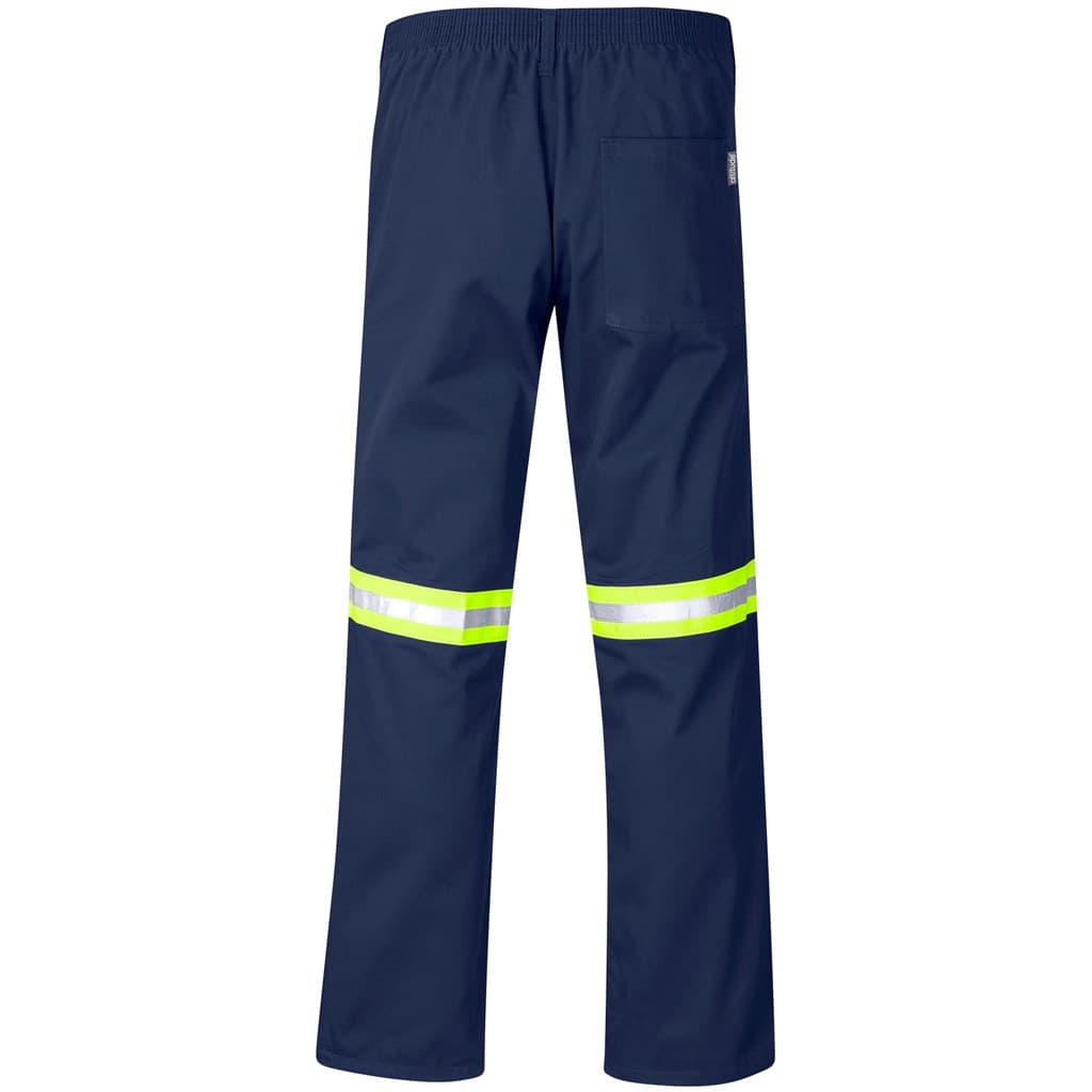 Site Premium Polycotton Pants - Reflective Legs - Yellow Tape 15