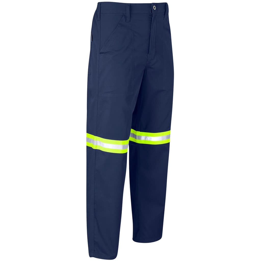 Site Premium Polycotton Pants - Reflective Legs - Yellow Tape 16