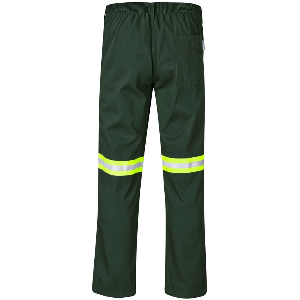 Site Premium Polycotton Pants - Reflective Legs - Yellow Tape 18