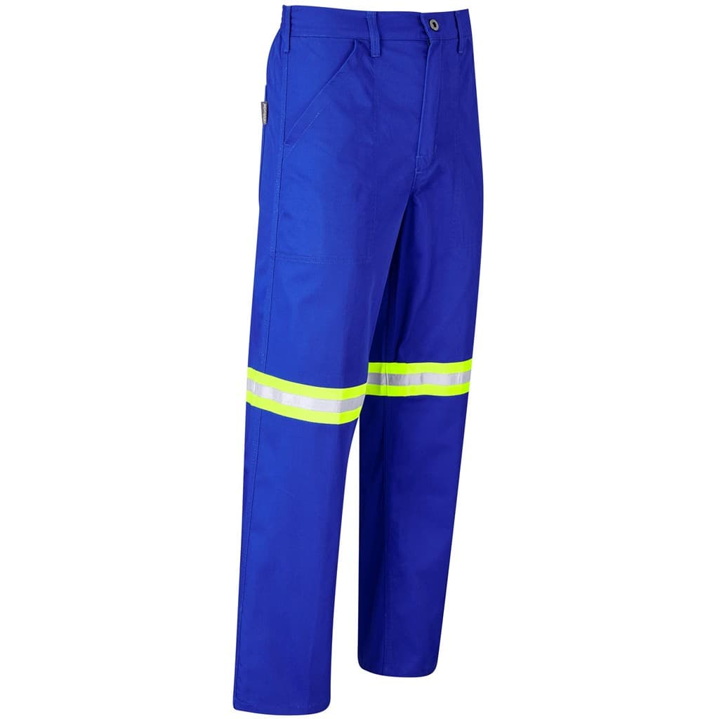 Site Premium Polycotton Pants - Reflective Legs - Yellow Tape 22