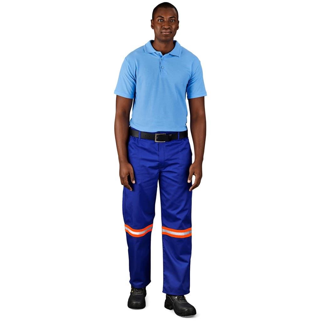 Site Premium Polycotton Pants - Reflective Legs - Orange Tape 6