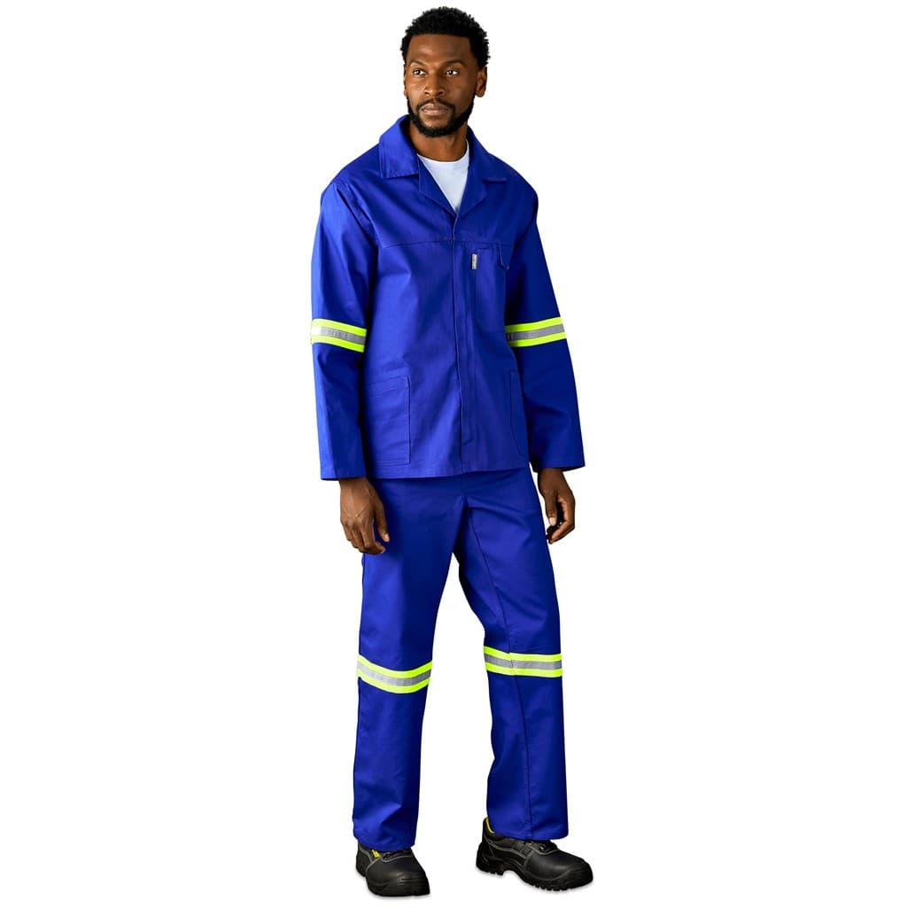 Artisan Premium 100% Cotton Jacket - Reflective Arms - Yellow Tape 13