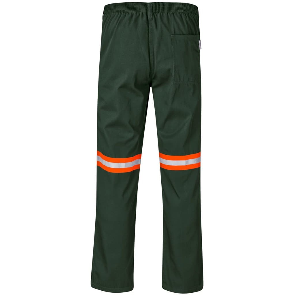 Site Premium Polycotton Pants - Reflective Legs - Orange Tape 18