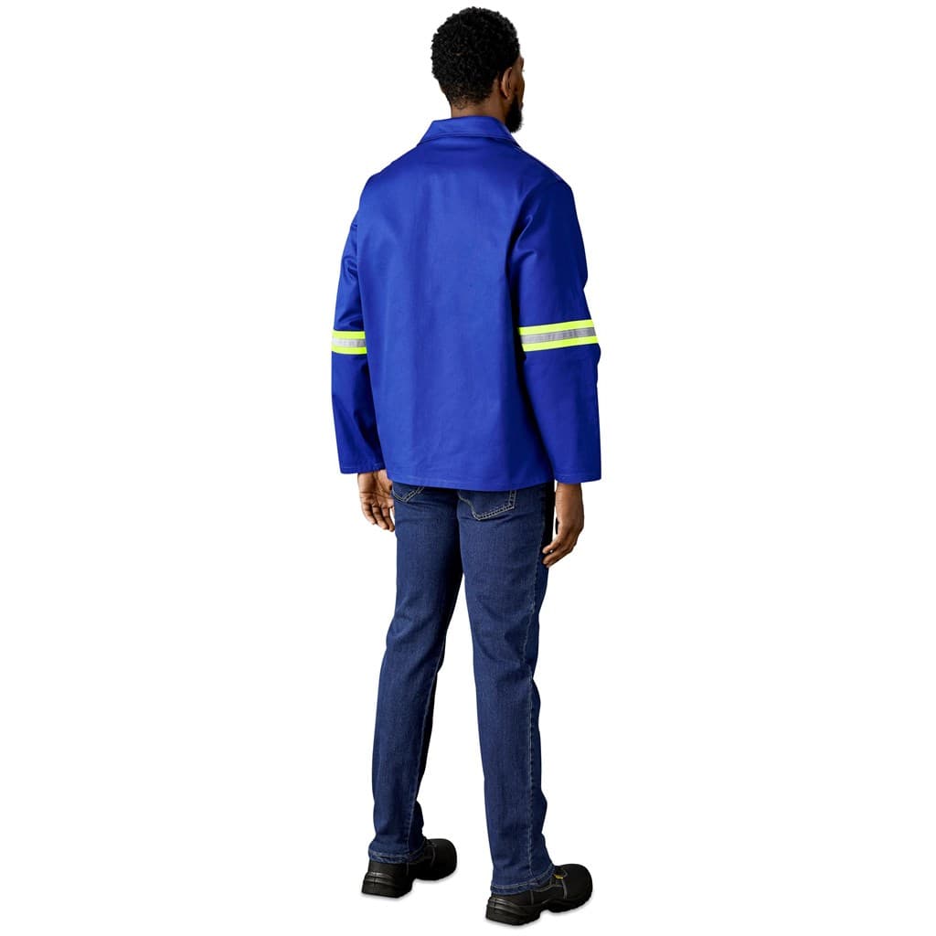 Artisan Premium 100% Cotton Jacket - Reflective Arms - Yellow Tape 16