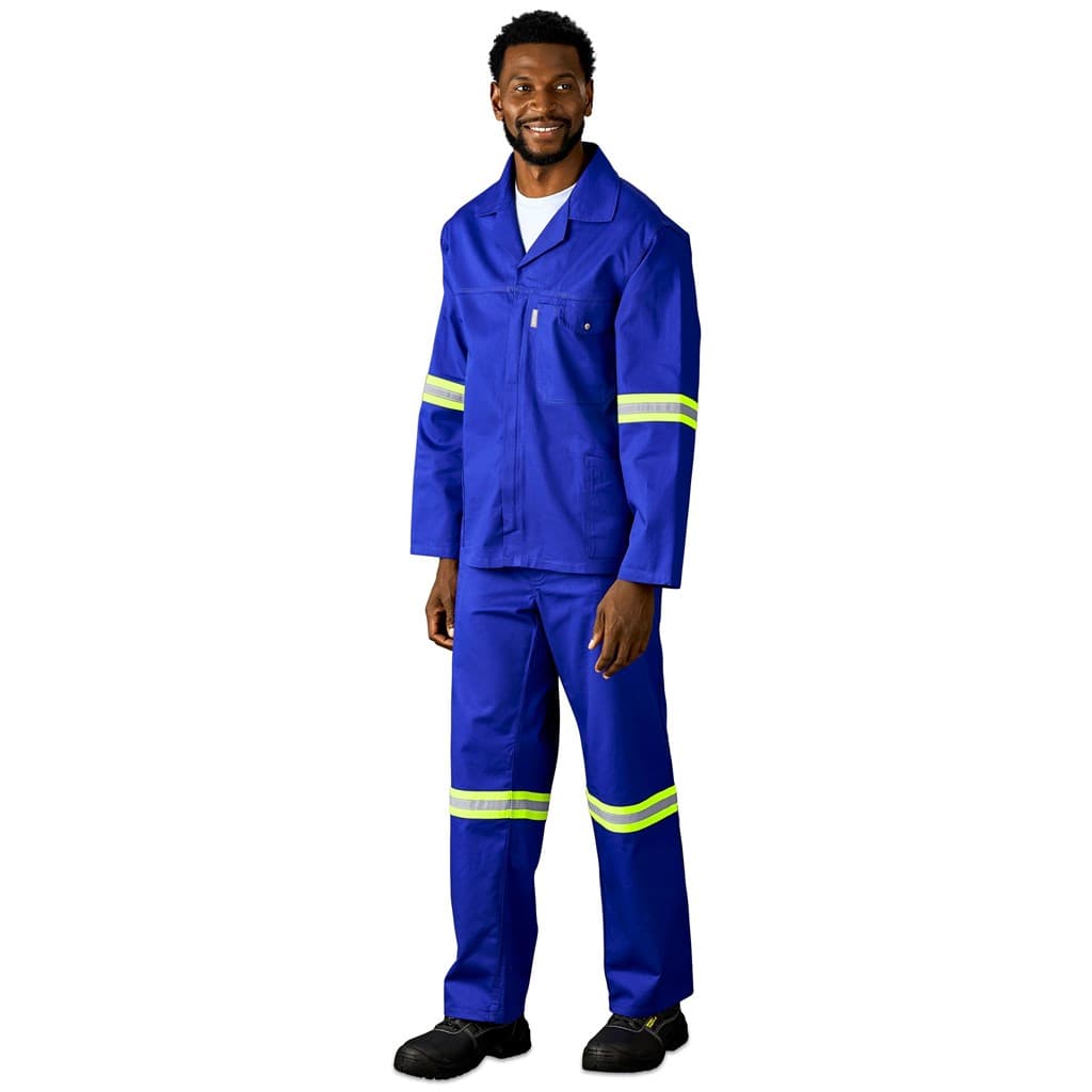 Artisan Premium 100% Cotton Jacket - Reflective Arms - Yellow Tape 7