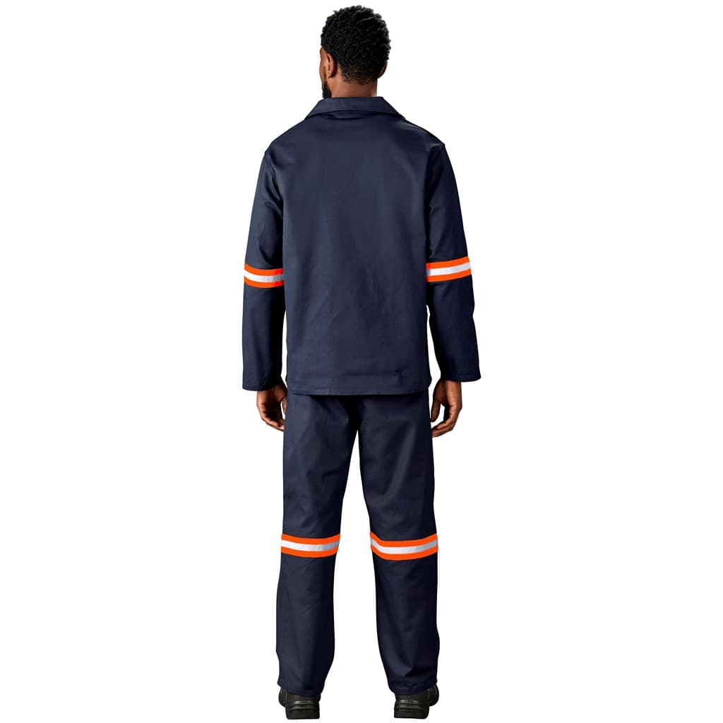 Artisan Premium 100% Cotton Jacket - Reflective Arms - Orange Tape 2