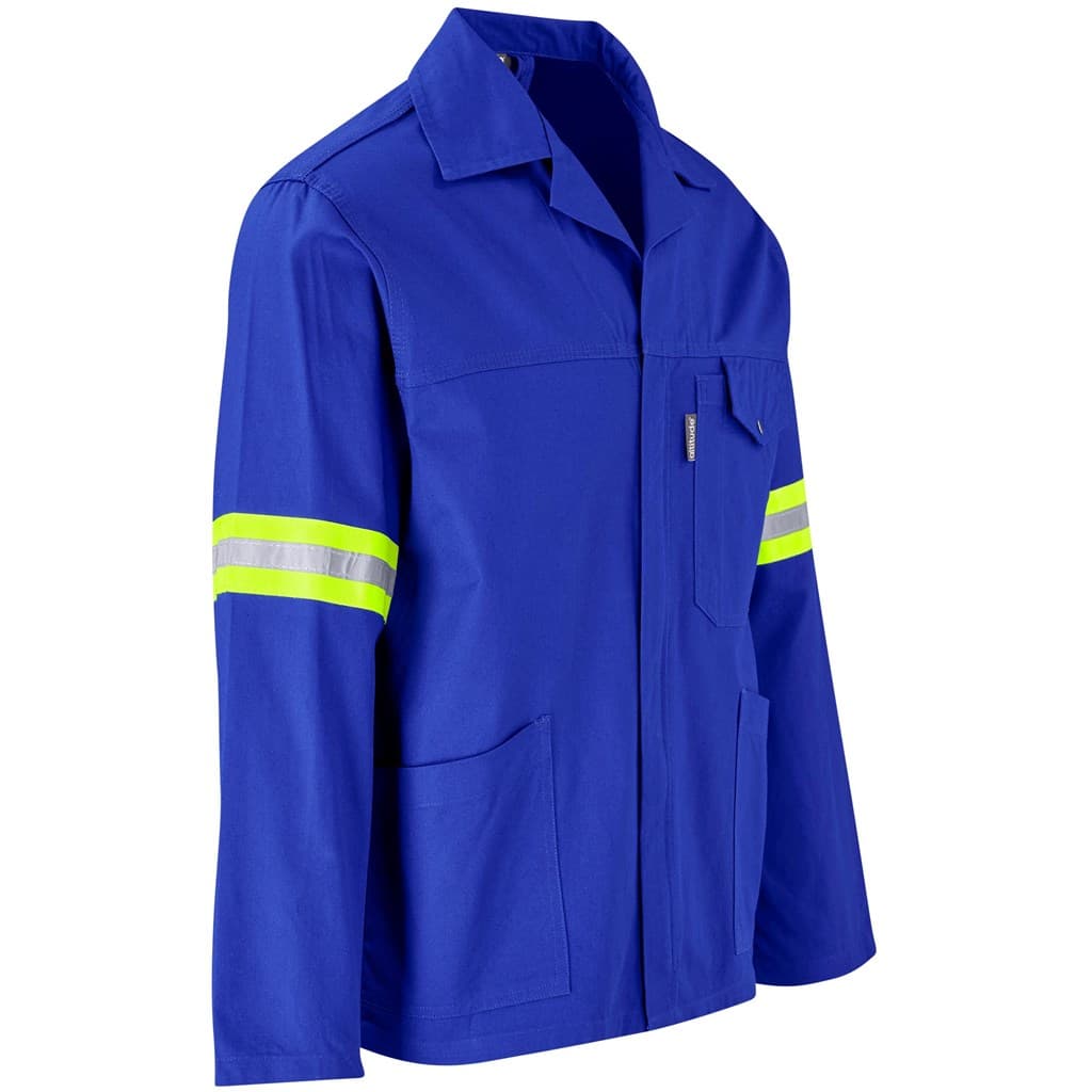 Artisan Premium 100% Cotton Jacket - Reflective Arms - Yellow Tape 36