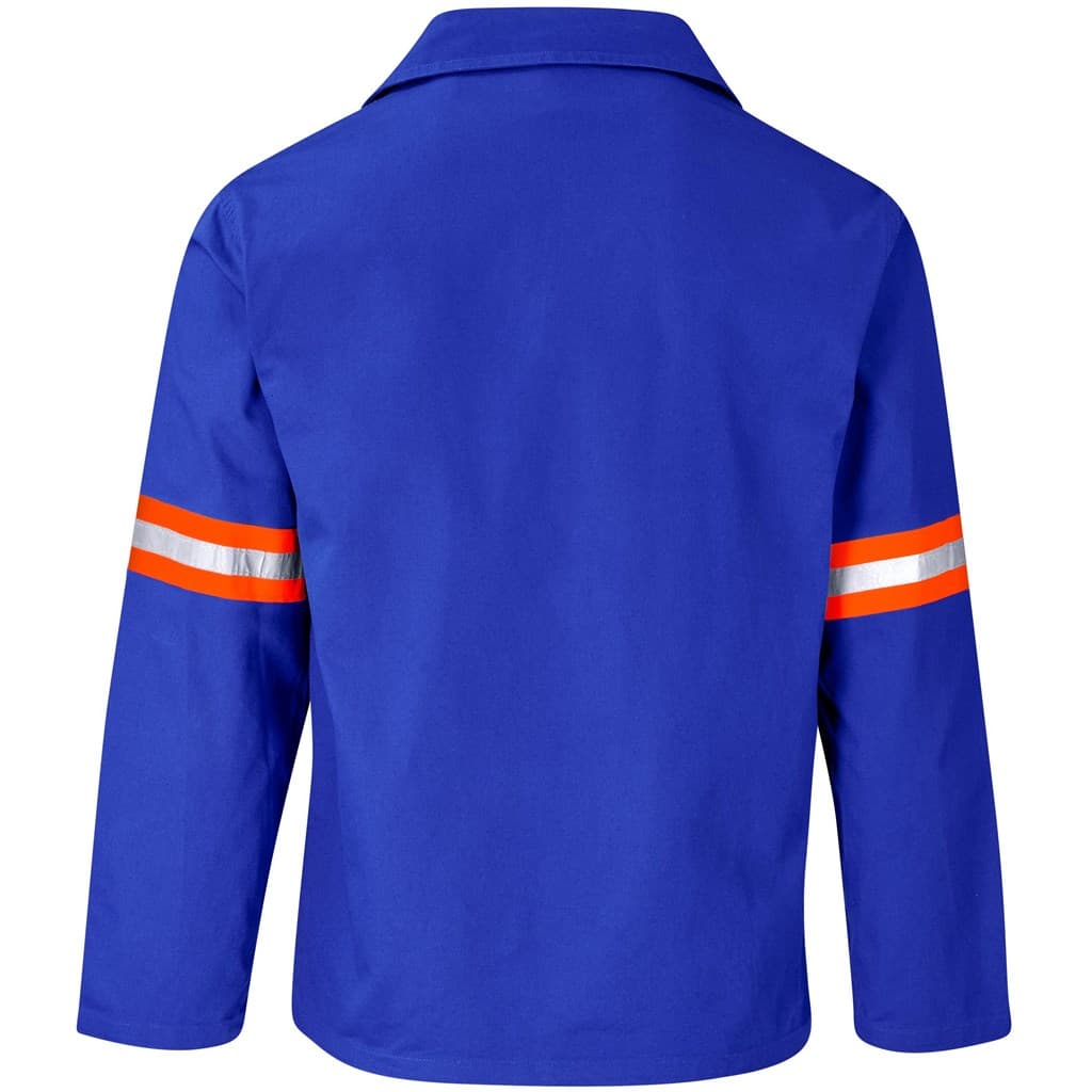 Artisan Premium 100% Cotton Jacket - Reflective Arms - Orange Tape 21