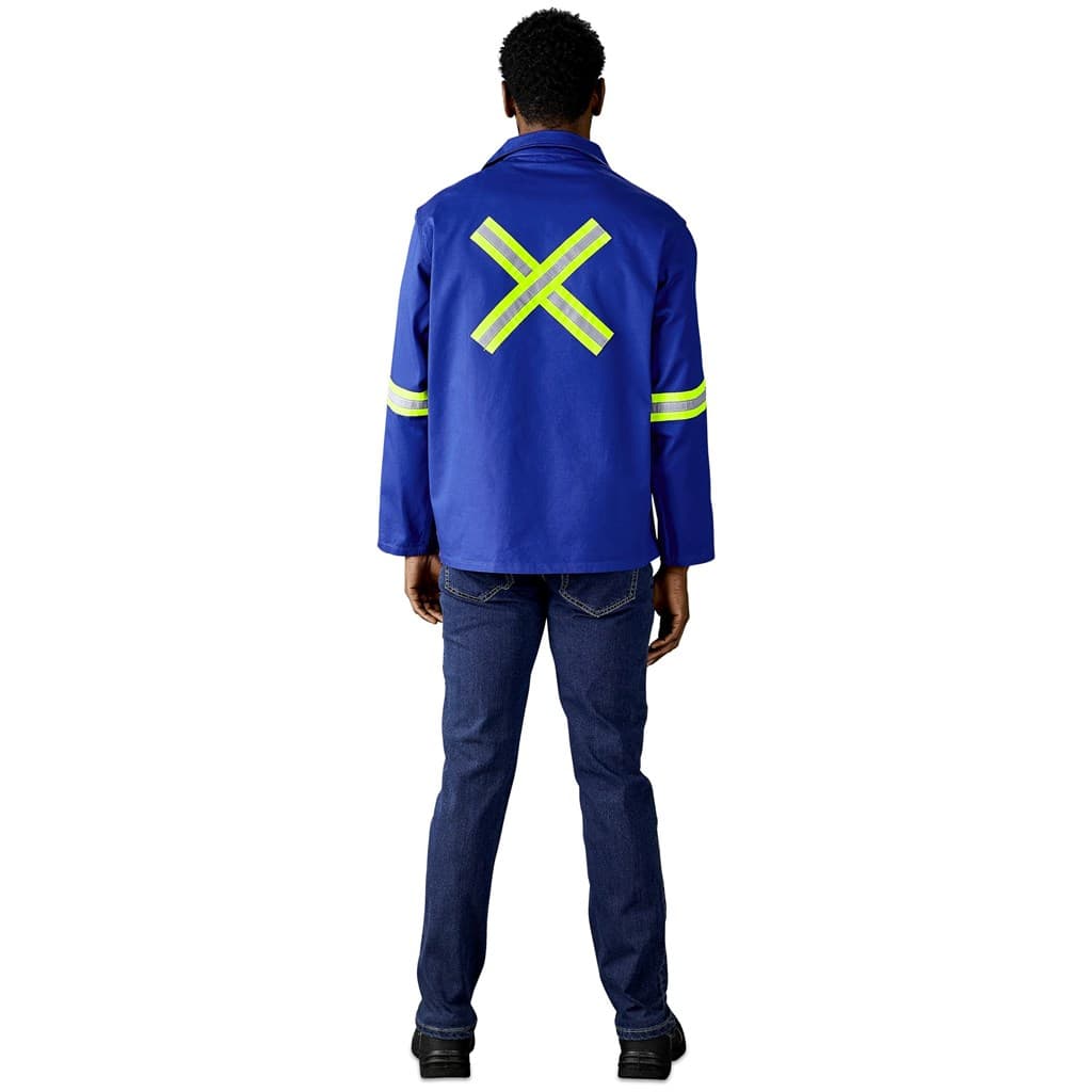 Artisan Premium 100% Cotton Jacket - Reflective Arms & Back - Yellow Tape 5