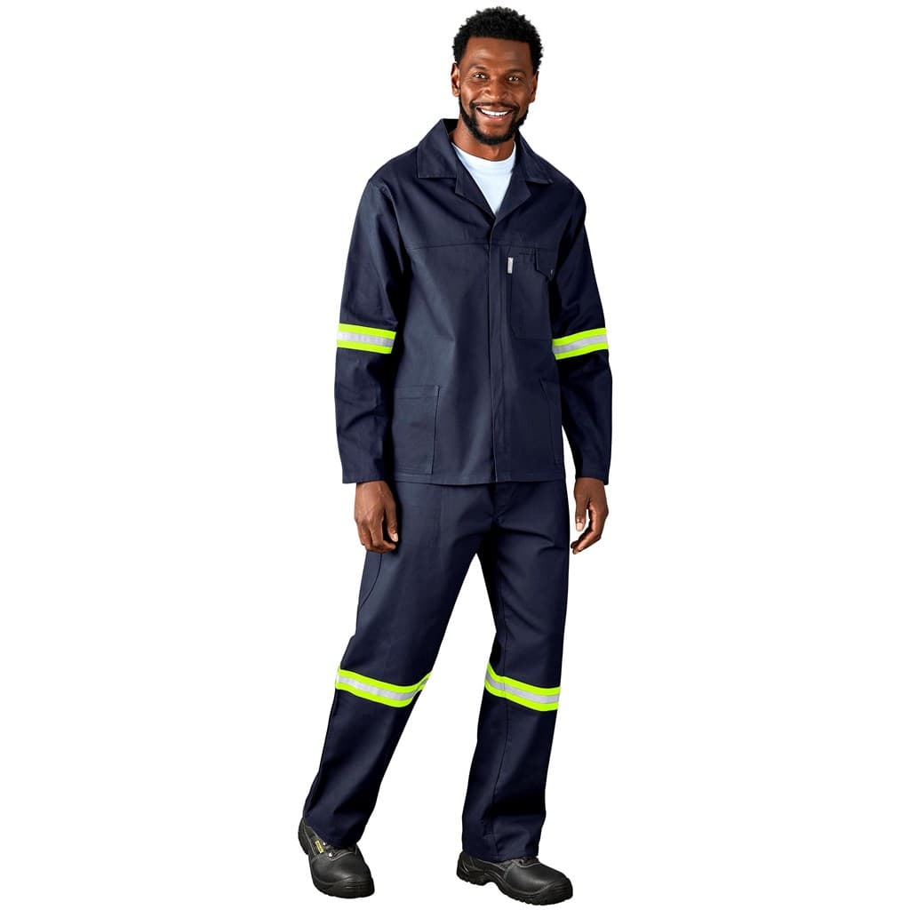 Artisan Premium 100% Cotton Pants - Reflective Legs - Yellow Tape 16