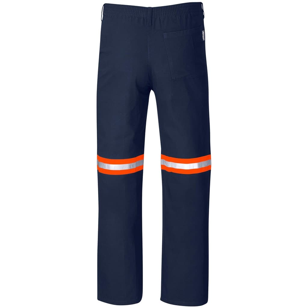 Artisan Premium 100% Cotton Pants - Reflective Legs - Orange Tape 19