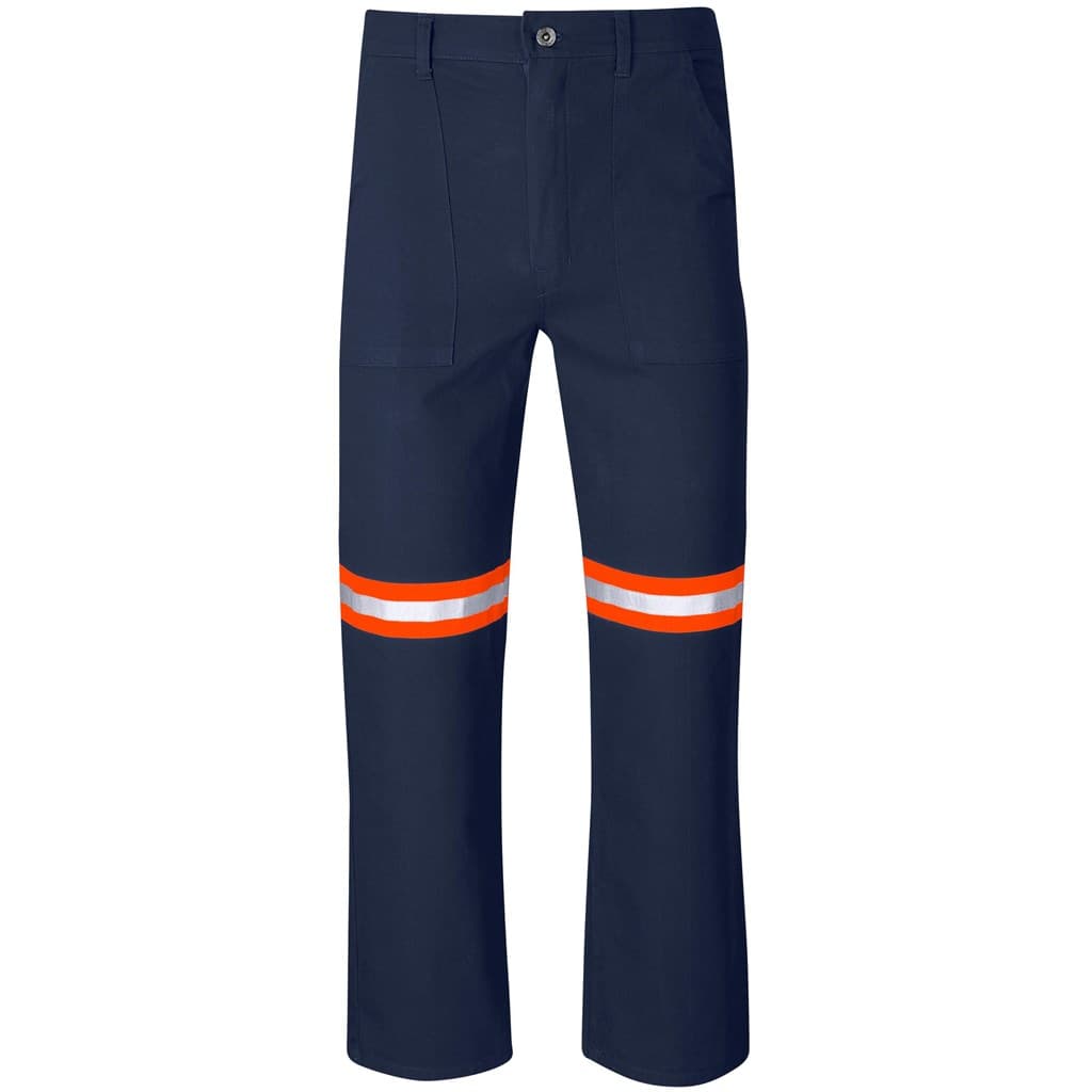 Artisan Premium 100% Cotton Pants - Reflective Legs - Orange Tape 18
