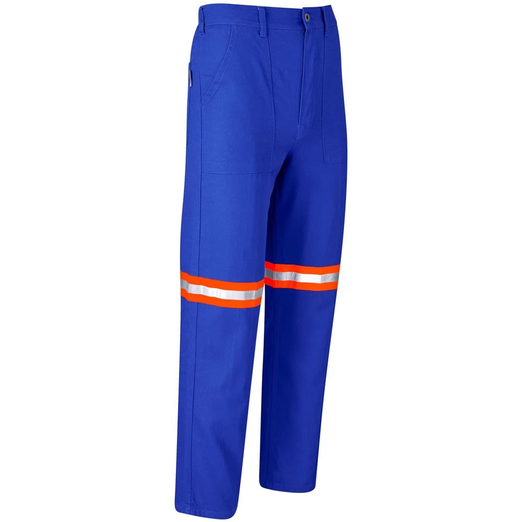 Artisan Premium 100% Cotton Pants - Reflective Legs - Orange Tape 23