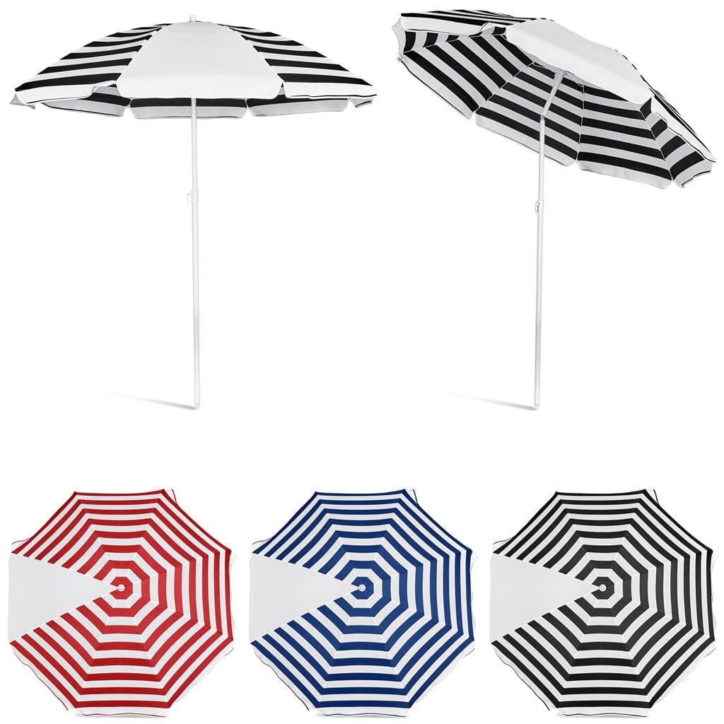 Serendipio Tanereef Stripe Beach Umbrella 2