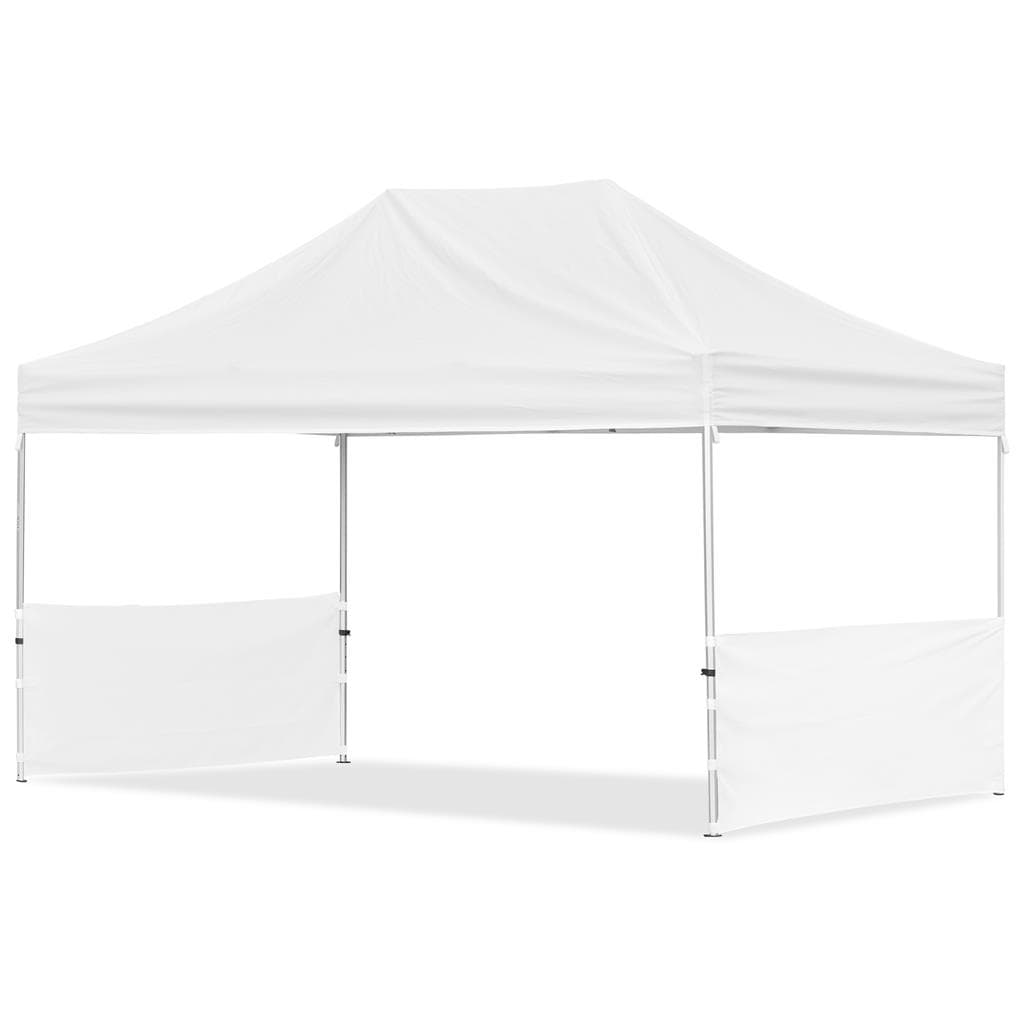 Coated Steel Sublimated Gazebo 4.5m x 3m - 2 Short  Half-Wall Skins 6