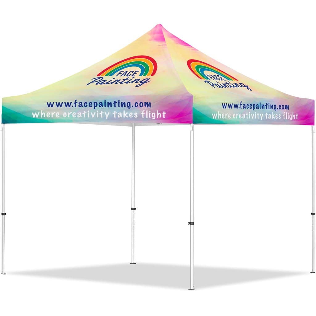 Coated Steel Sublimated Gazebo 3m x 3m 1