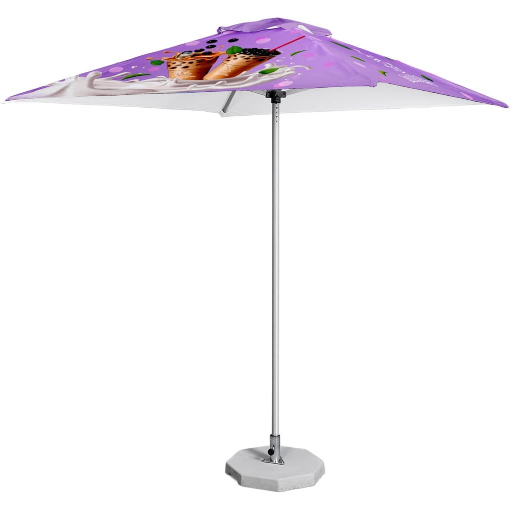 Sublimated Parasol Single Round Pole 2 x 2m 1