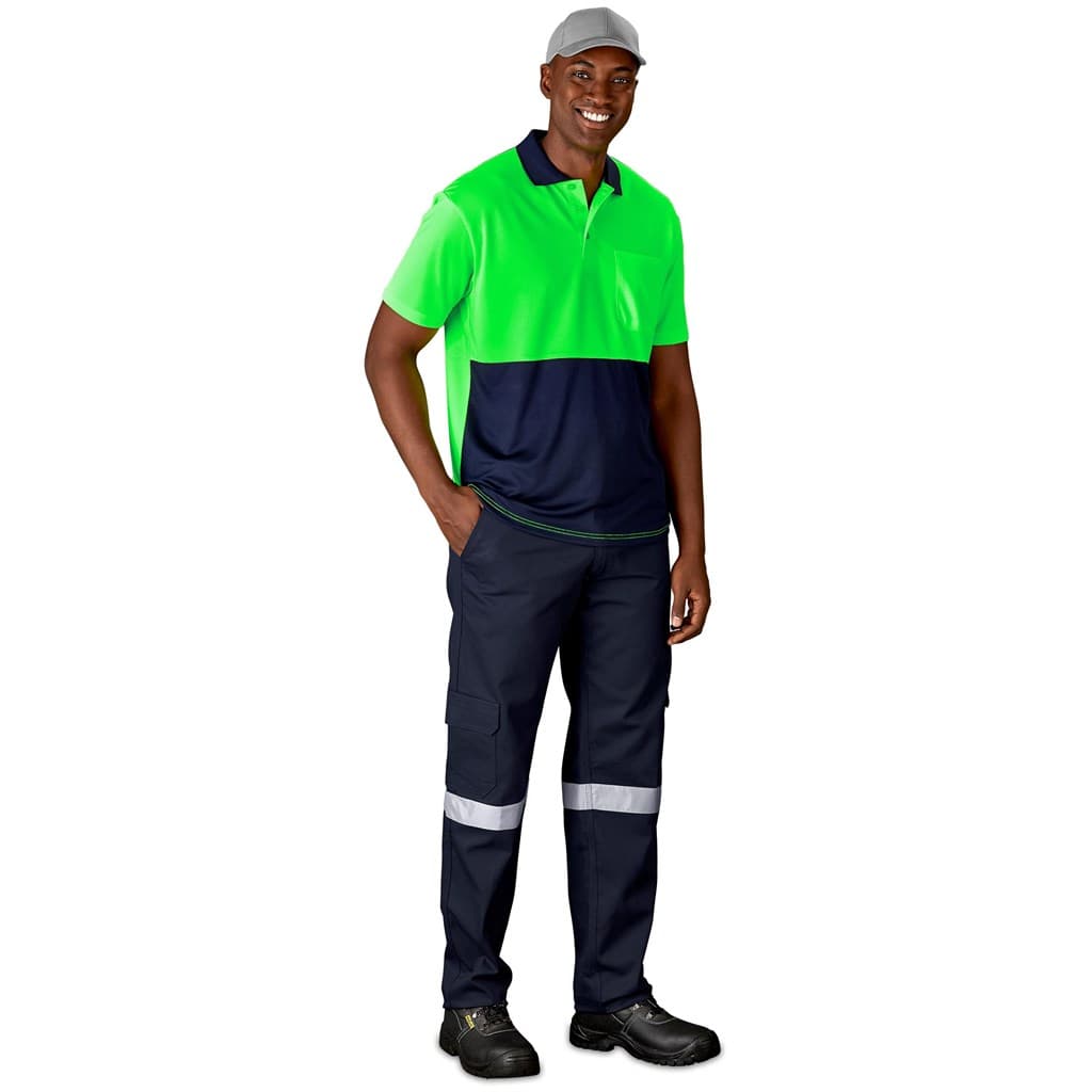 Inspector Two-Tone Hi-Viz Golf Shirt 2