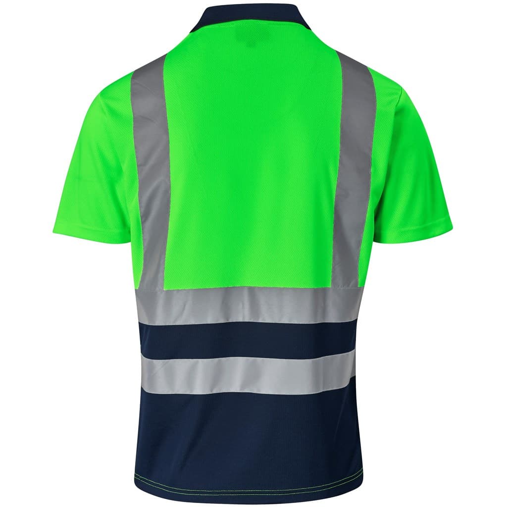 Surveyor Two-Tone Hi-Viz Reflective Golf Shirt 12