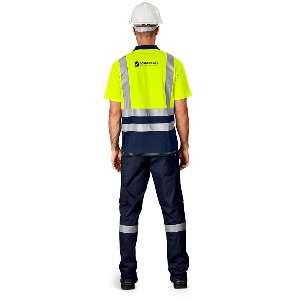 Surveyor Two-Tone Hi-Viz Reflective Golf Shirt 10