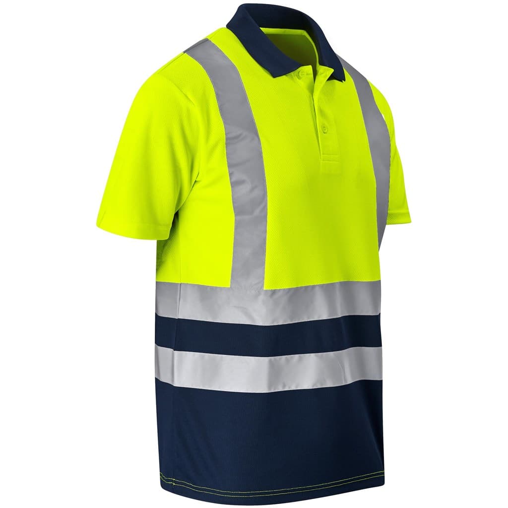 Surveyor Two-Tone Hi-Viz Reflective Golf Shirt 18