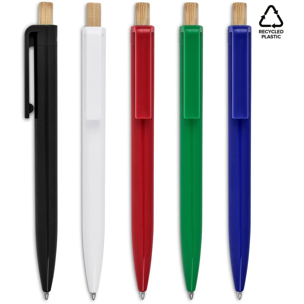Altitude Tickit Recycled Plastic & Bamboo Ball Pen 2