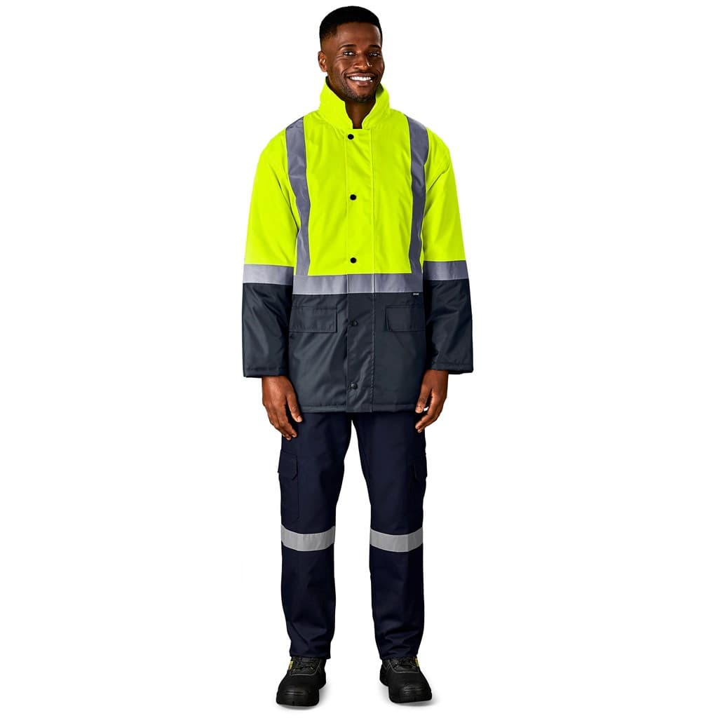 Hazard Padded Two-Tone Hi-Viz Reflective Jacket 4