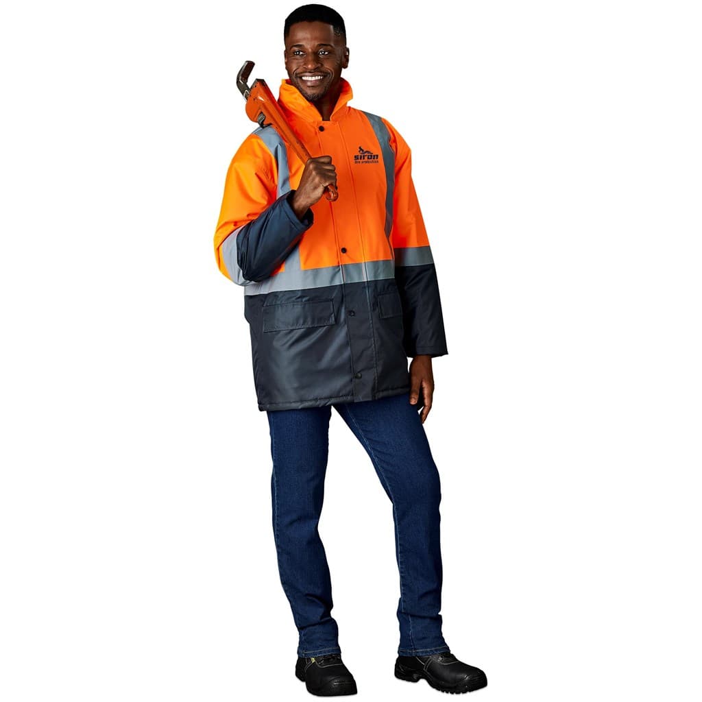 Hazard Padded Two-Tone Hi-Viz Reflective Jacket 11