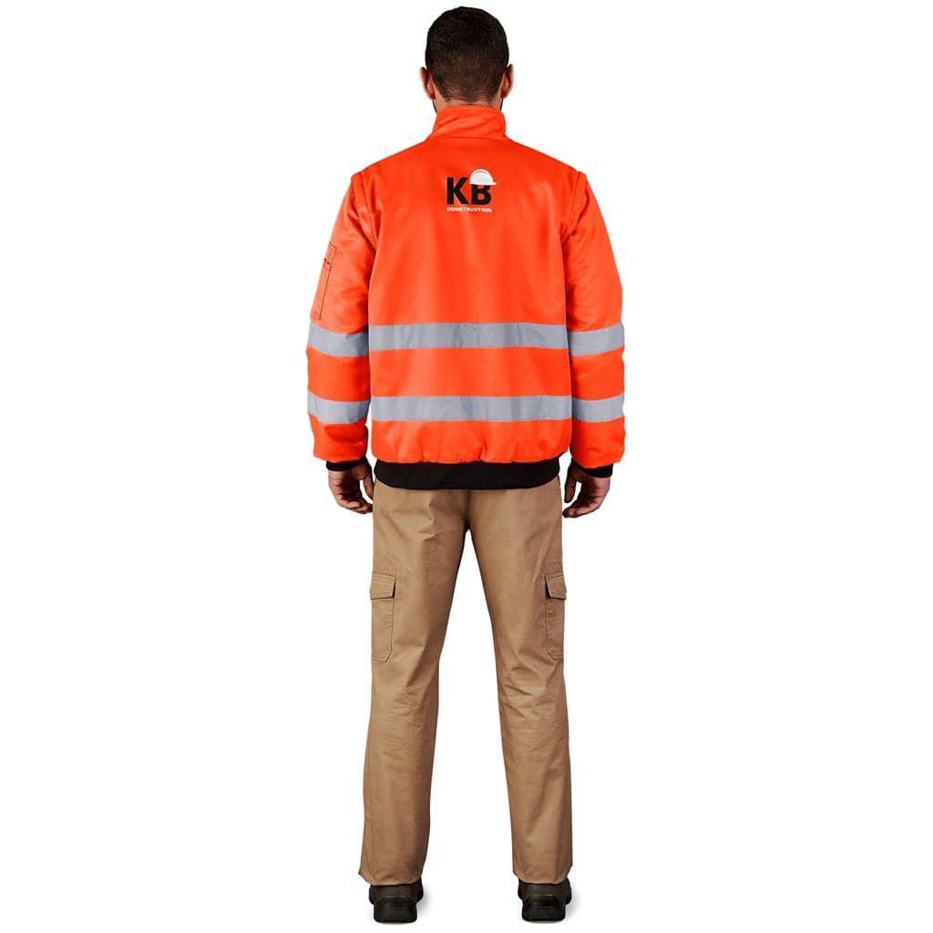 Techno Padded Hi-Viz Reflective Bunny Jacket 6
