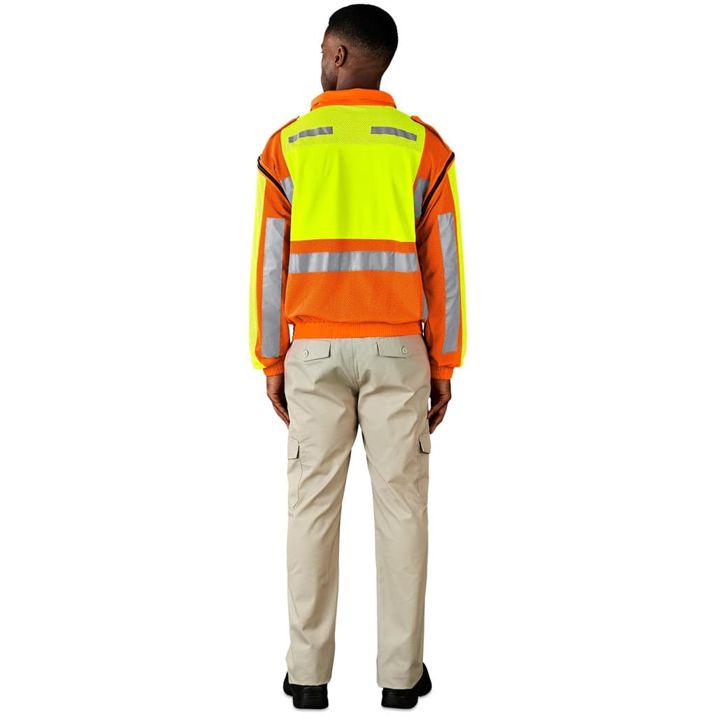 Metro Two-Tone Hi-Viz Reflective Zip-Off Jacket 23