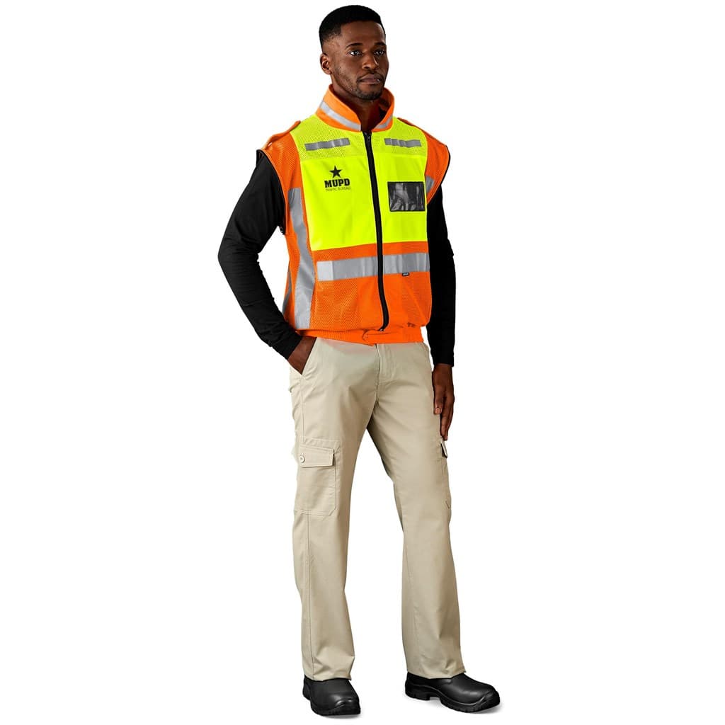 Metro Two-Tone Hi-Viz Reflective Zip-Off Jacket 8