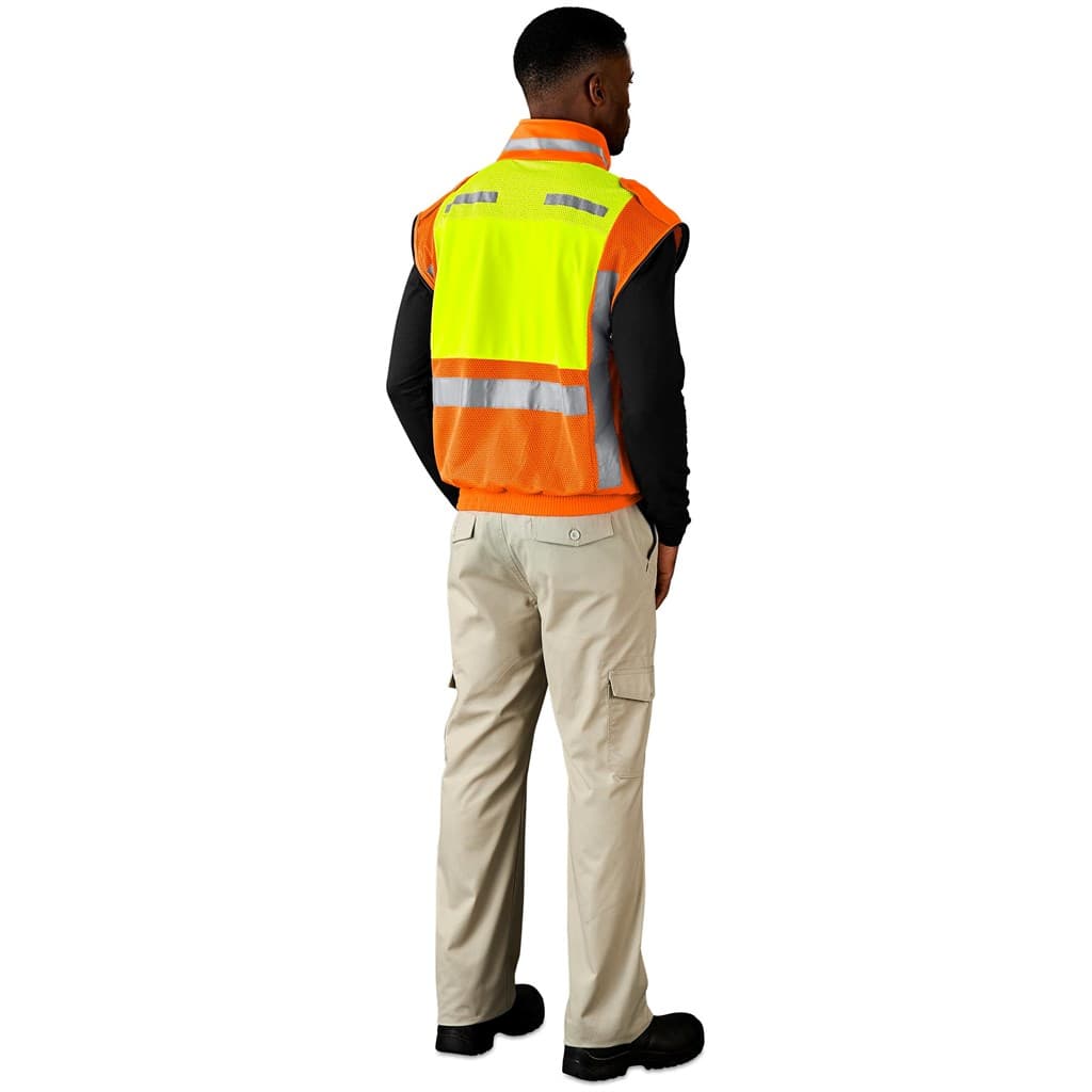 Metro Two-Tone Hi-Viz Reflective Zip-Off Jacket 4