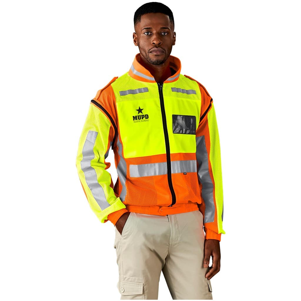 Metro Two-Tone Hi-Viz Reflective Zip-Off Jacket 1