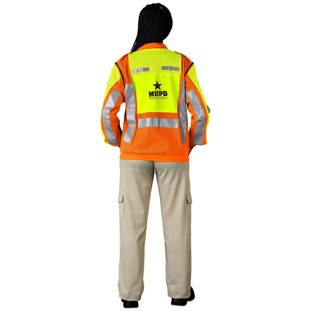 Metro Two-Tone Hi-Viz Reflective Zip-Off Jacket 10