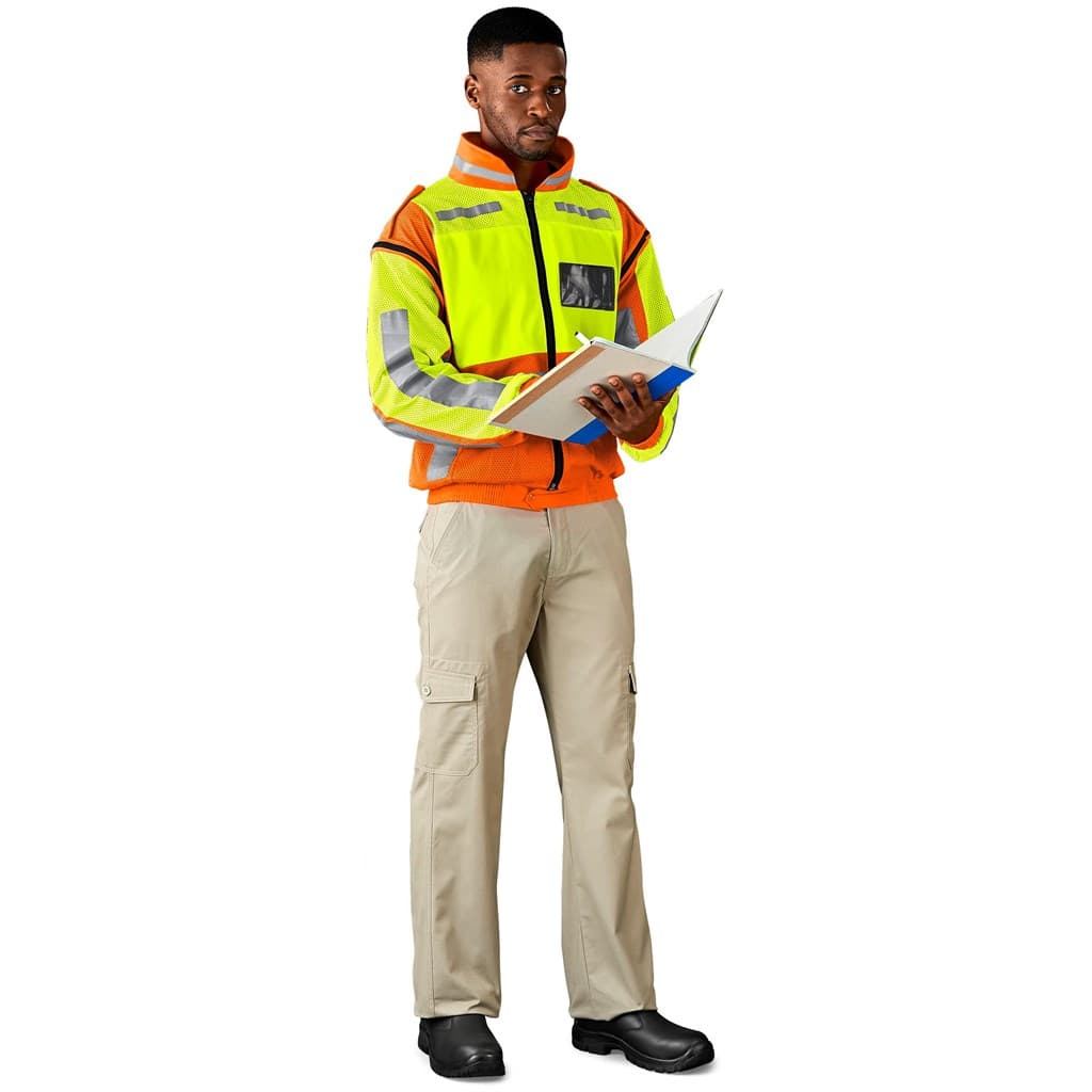 Metro Two-Tone Hi-Viz Reflective Zip-Off Jacket 6