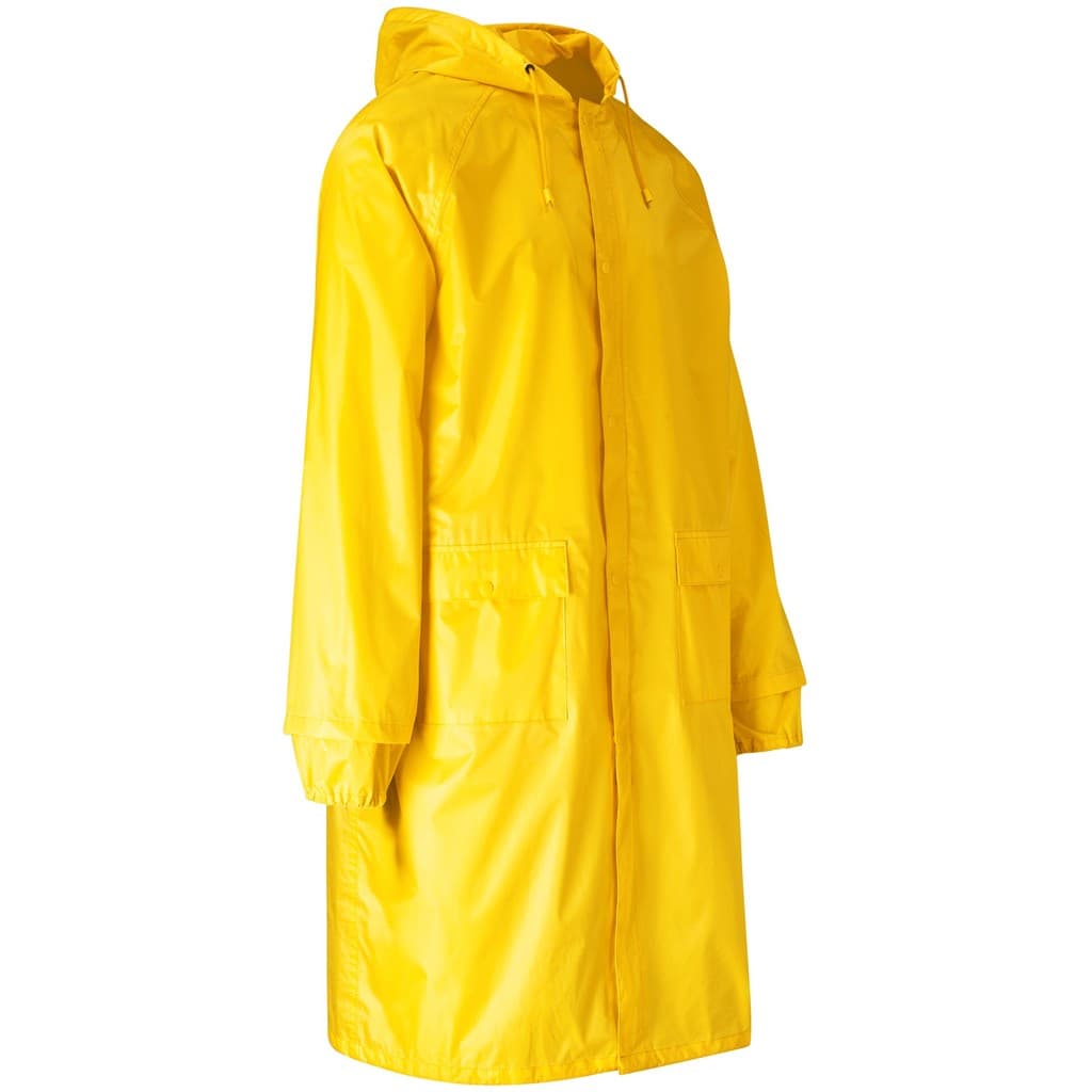 Thunder Rubberised Polyester/Pvc Raincoat - Yellow 2