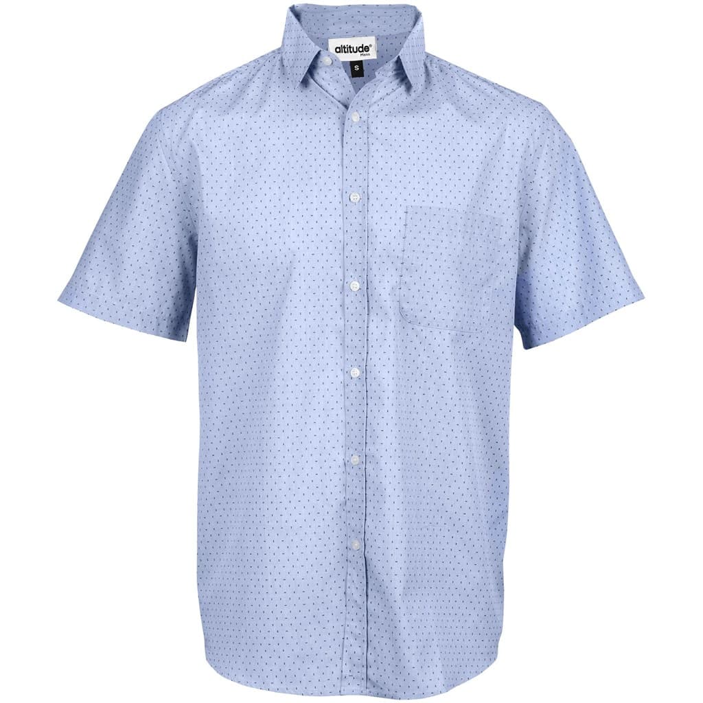 Mens Short Sleeve Duke Shirt - Light Blue 1