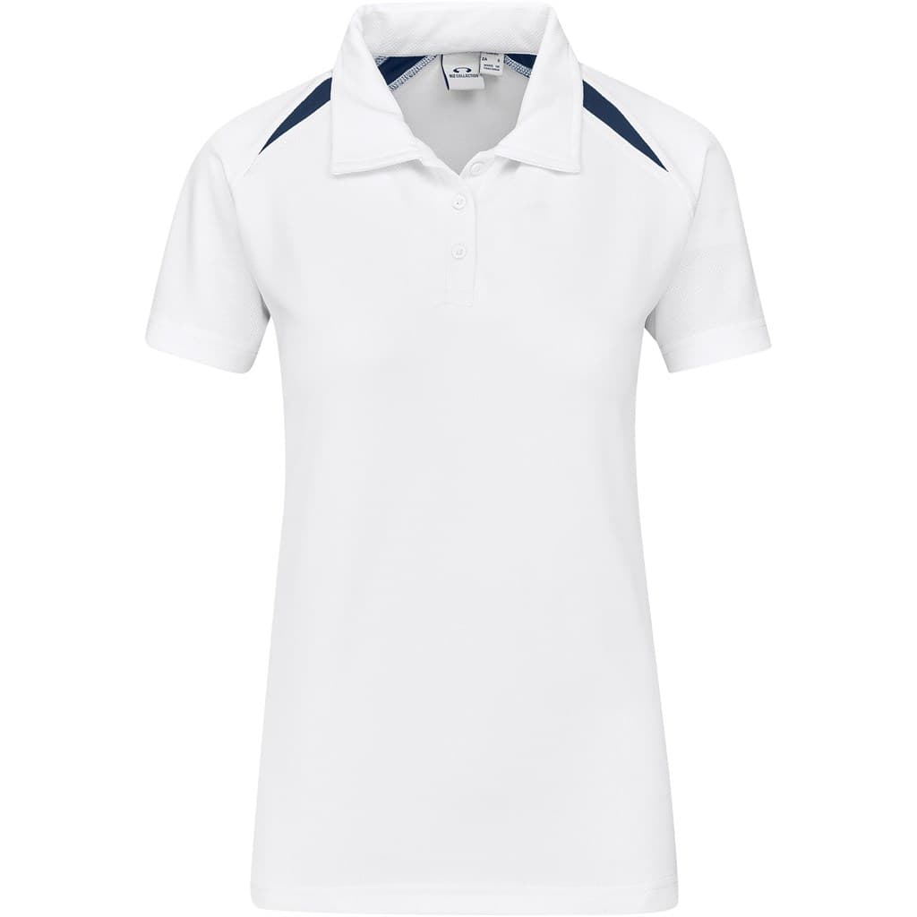 Ladies Splice Golf Shirt - Light Blue 8