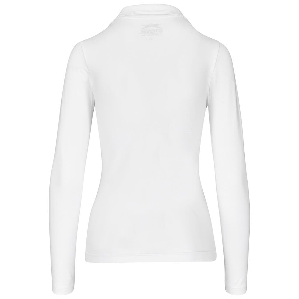 Ladies Long Sleeve Zenith Golf Shirt - Aqua 5