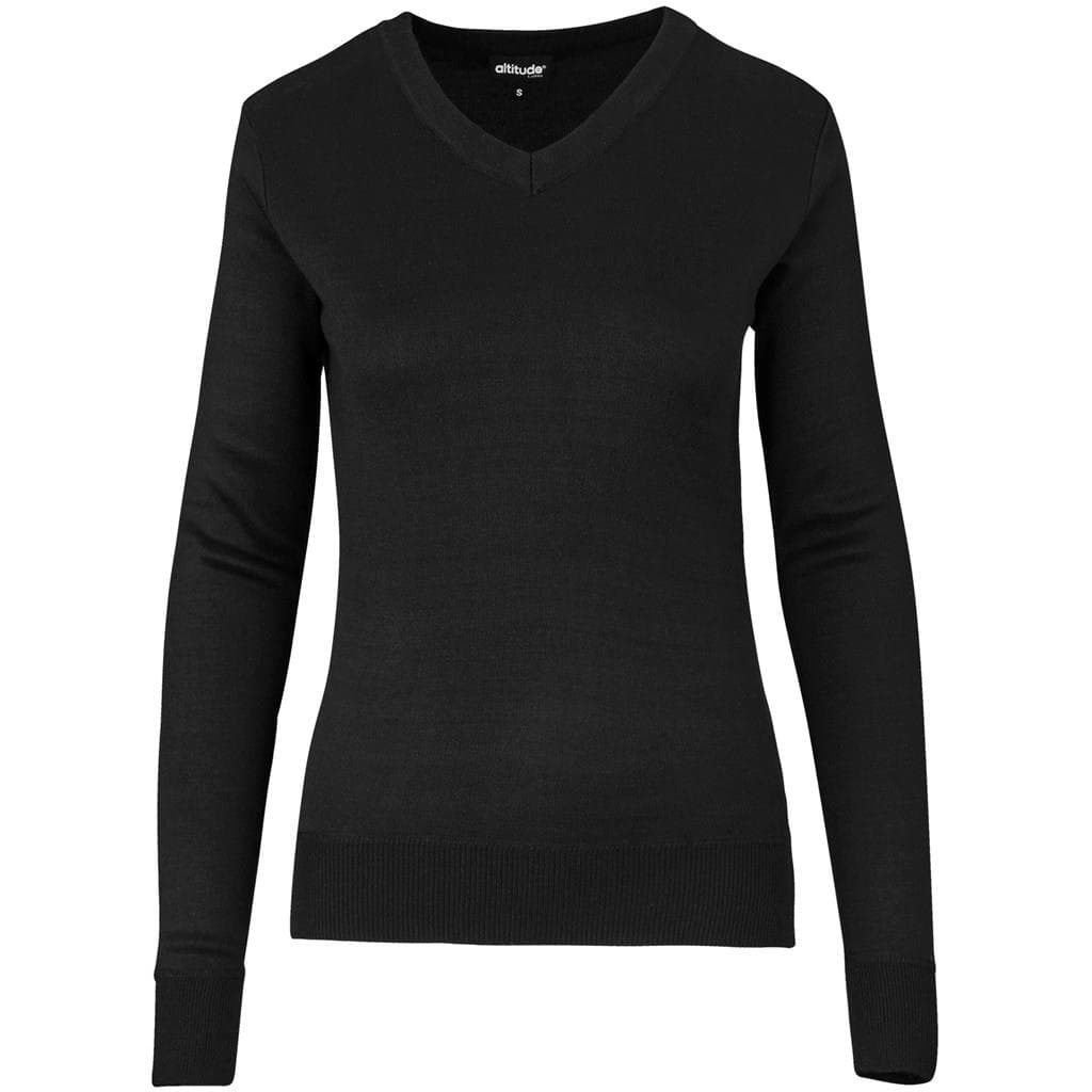 Ladies Long Sleeve Peru V-Neck Jersey 1