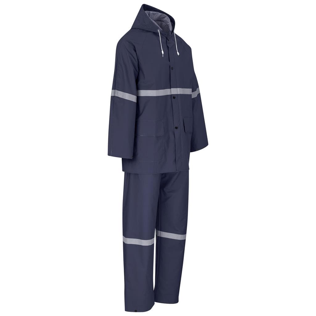 Light Duty Tornado  Hi-Viz Reflective  Rubberised Rainsuit 3