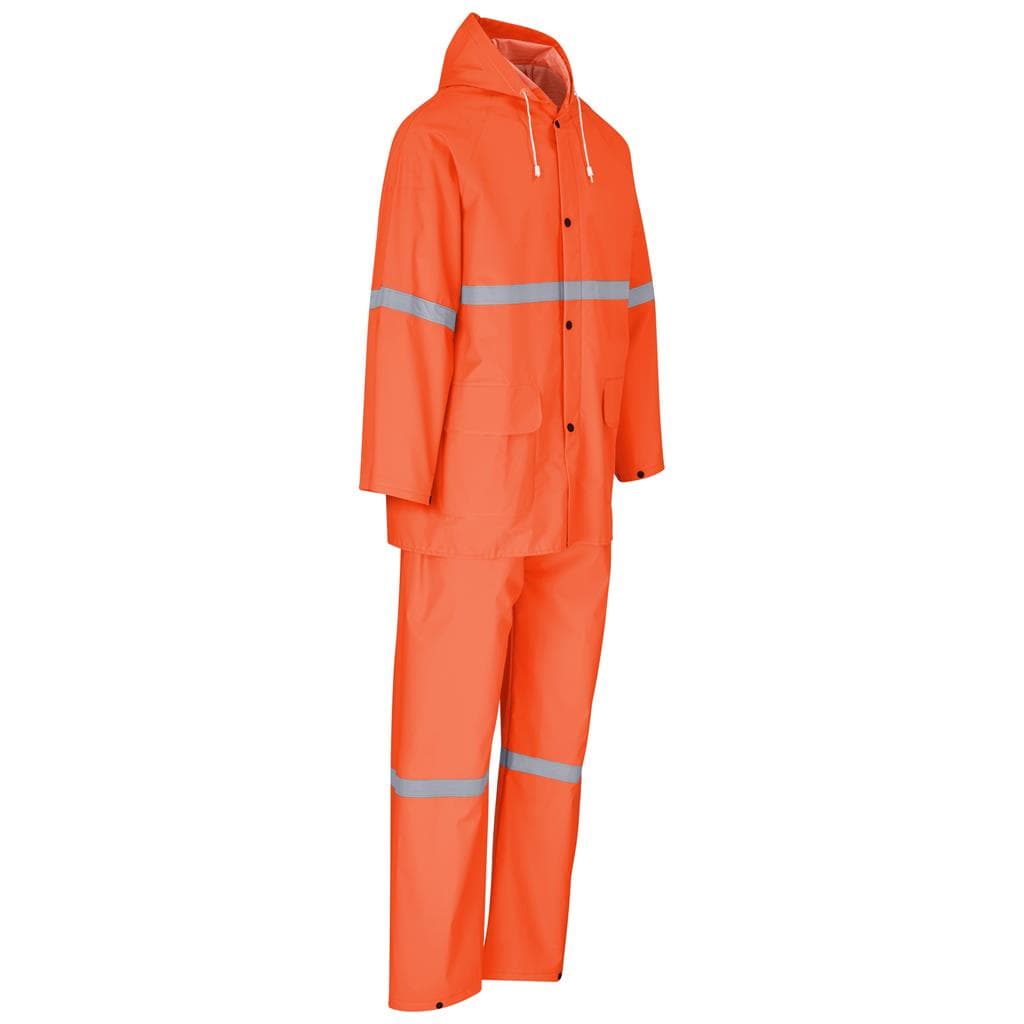 Light Duty Tornado  Hi-Viz Reflective  Rubberised Rainsuit 5