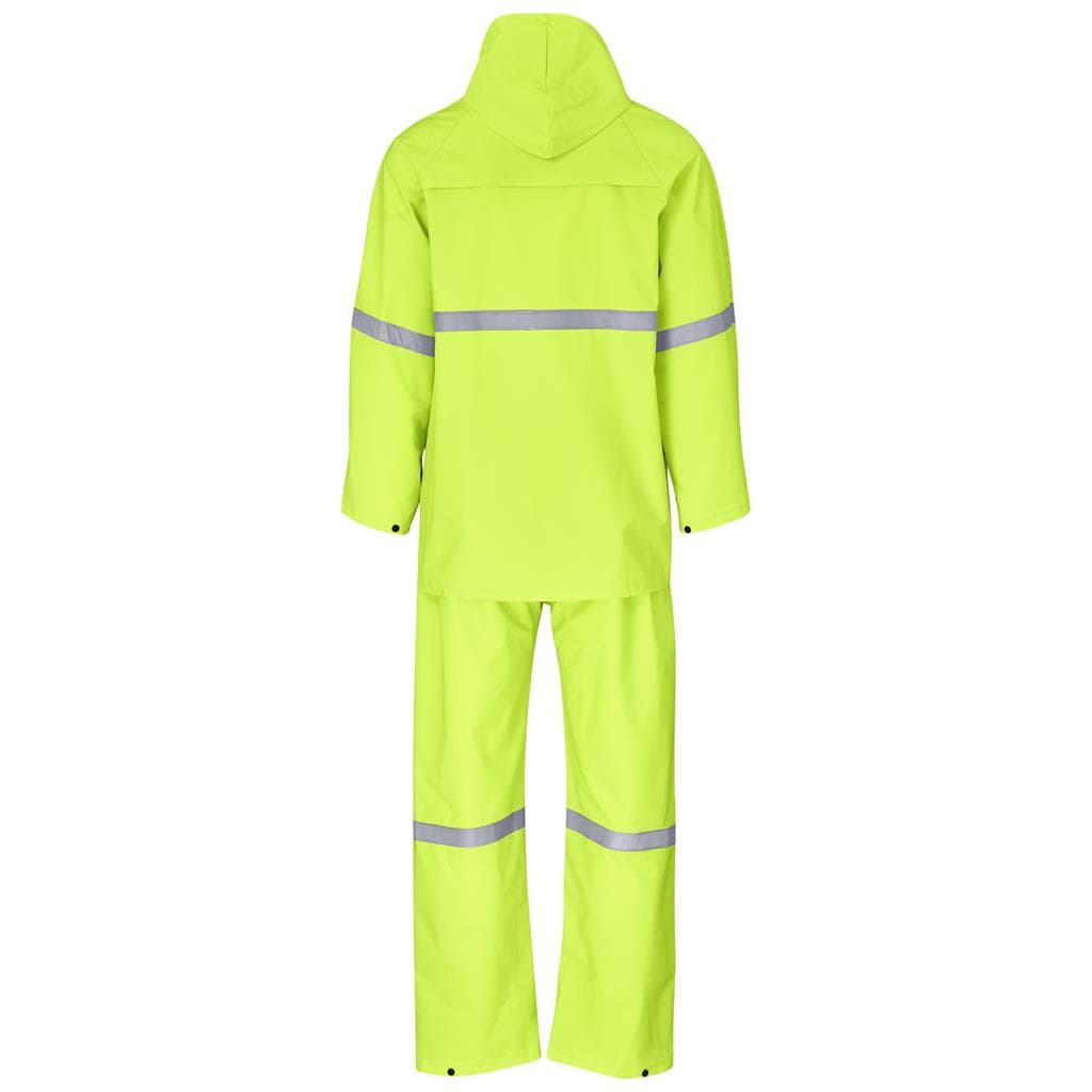 Light Duty Tornado  Hi-Viz Reflective  Rubberised Rainsuit 8