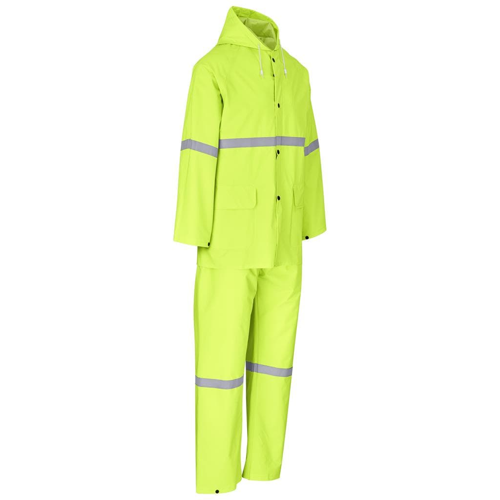 Light Duty Tornado  Hi-Viz Reflective  Rubberised Rainsuit 9