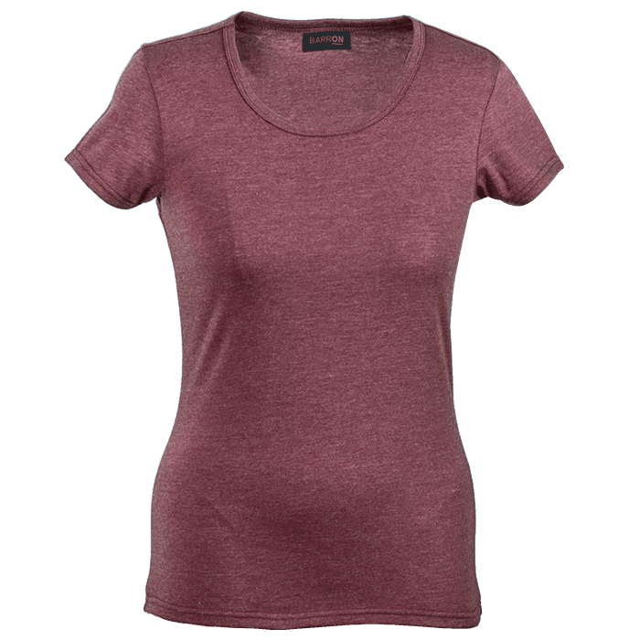 Melange Crew Neck T-Shirt Ladies 1
