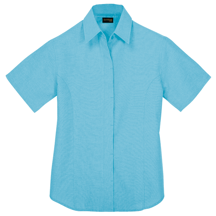 Oxford Blouse Short Sleeve Ladies 5